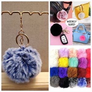 Cute Fashion Faux-Fur Puff Ball